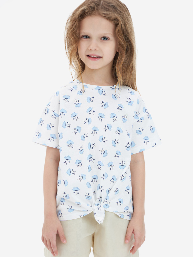 Футболка для девочек с узлом TOTTI KIDS