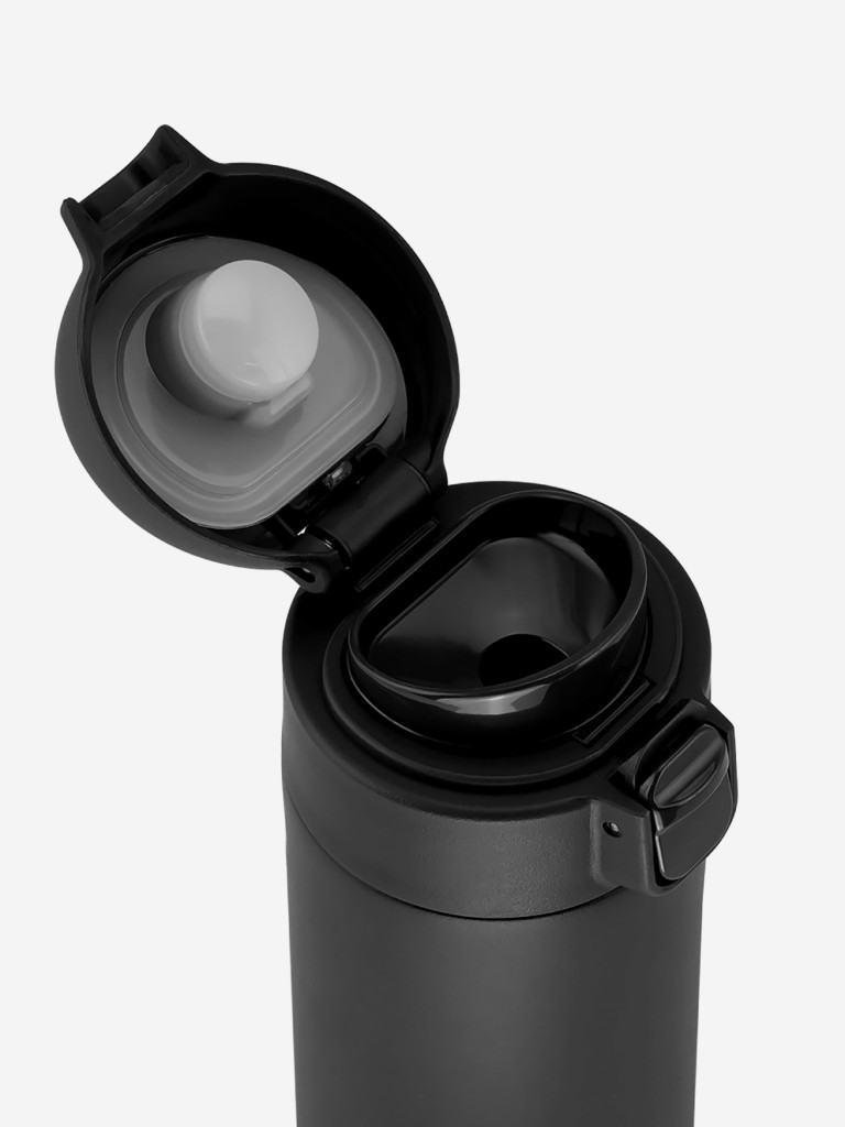 Термокружка вакуумная Арктика, 420 мл, со съемным ситечком, черная