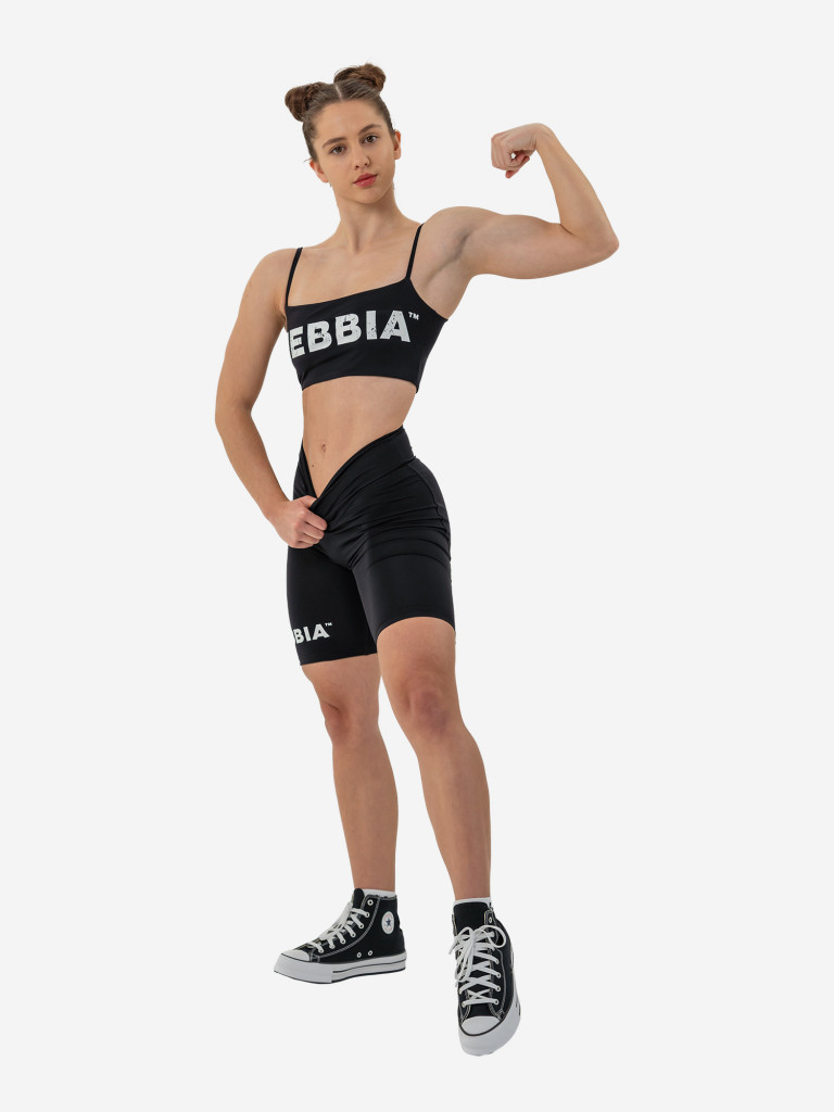 Топ спортивный женский NEBBIA Bandeau bra BACK CHECK 612