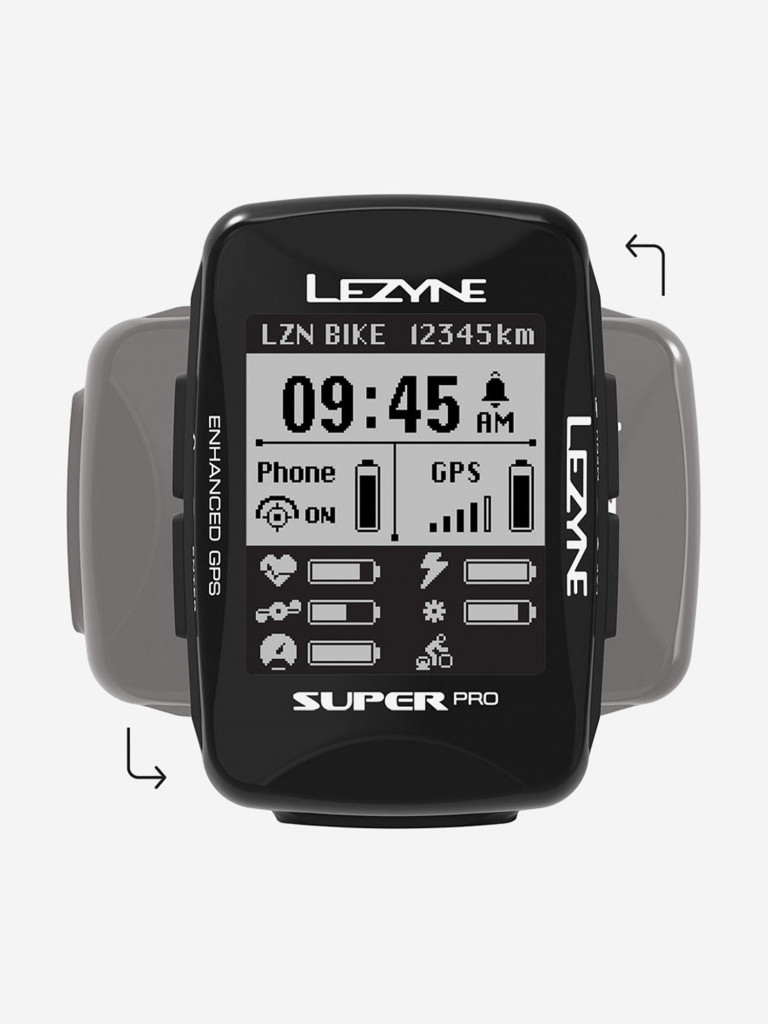Велокомпьютер с GPS LEZYNE Super Pro GPS