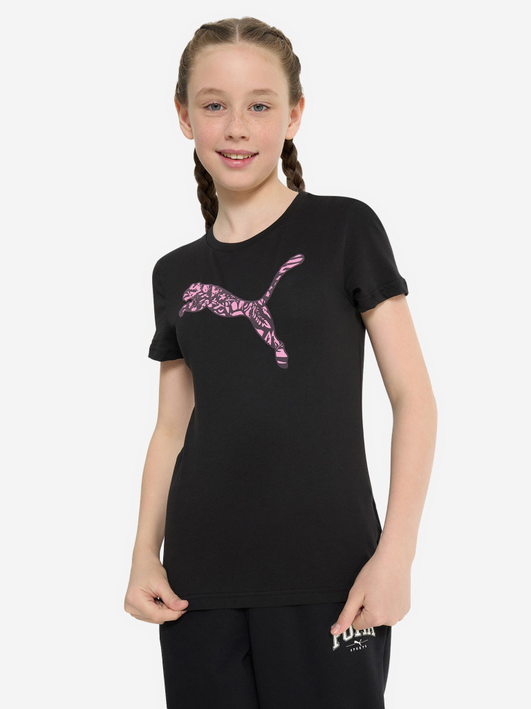 Футболка для девочек PUMA ESS+ Graphic Tropical