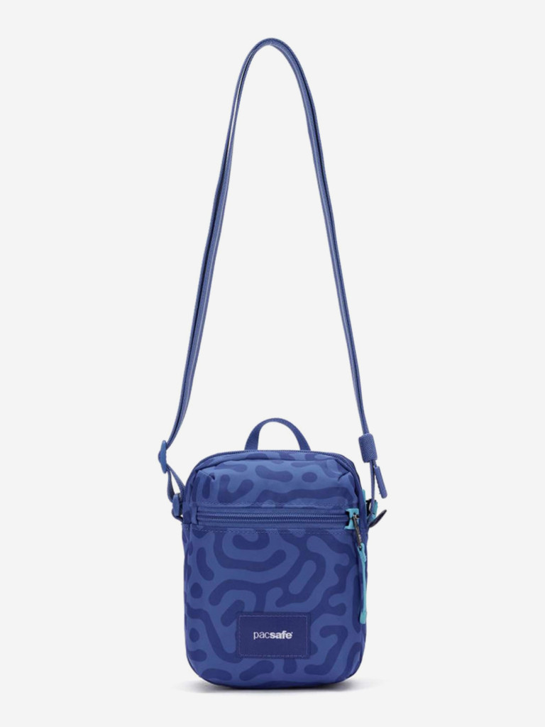 Сумка антивор Pacsafe GO Micro Crossbody, Cerulean Blue, 1,5 л.
