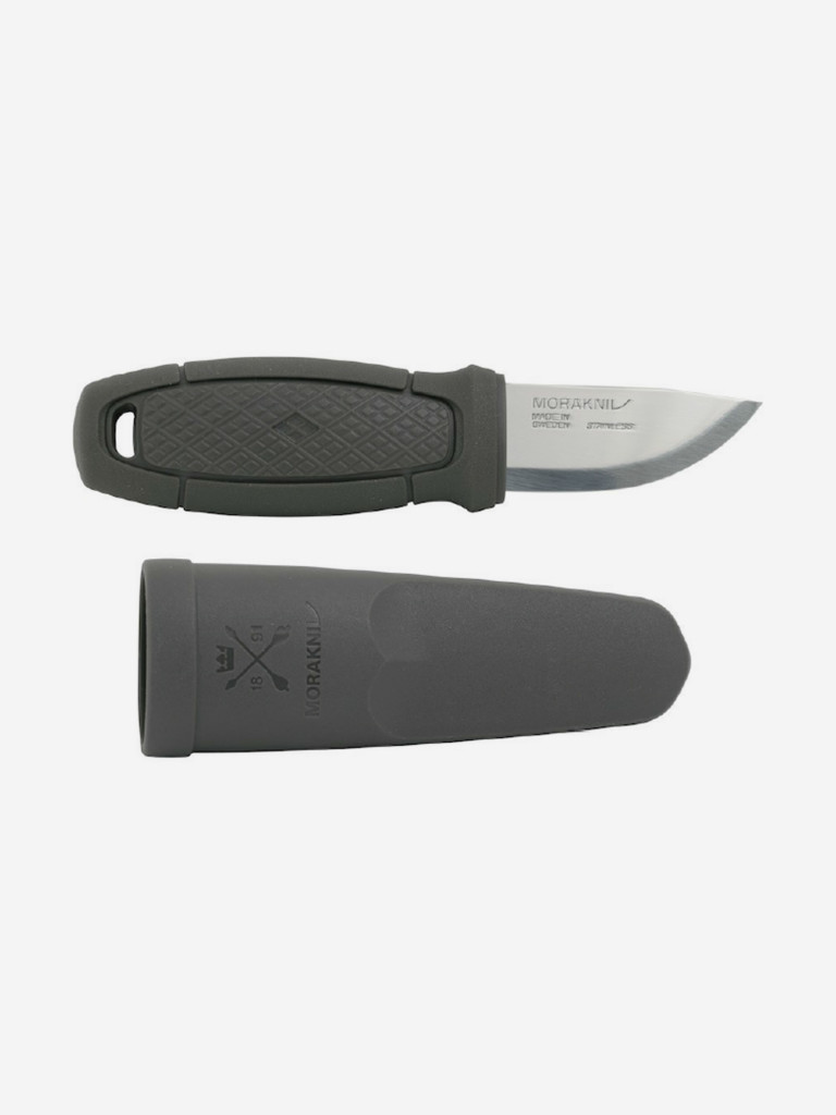 Нож Morakniv Eldris LightDuty, нержавеющая сталь, цвет темно-серый с ножнами, 13843