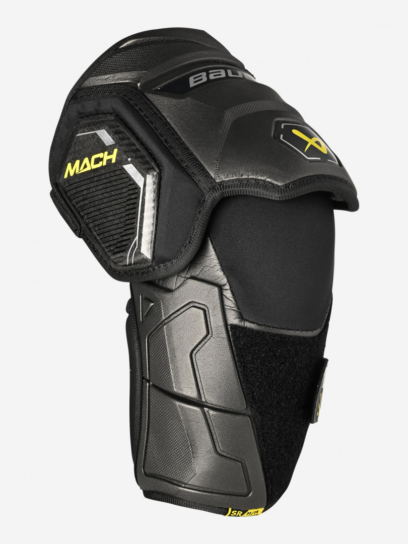 фото Налокотники хоккейные bauer supreme mach, черный