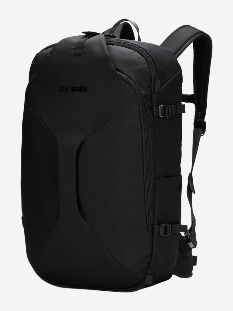 Рюкзак в ручную кладь антивор Pacsafe Venturesafe EXP45, черная смола, 45 л.
