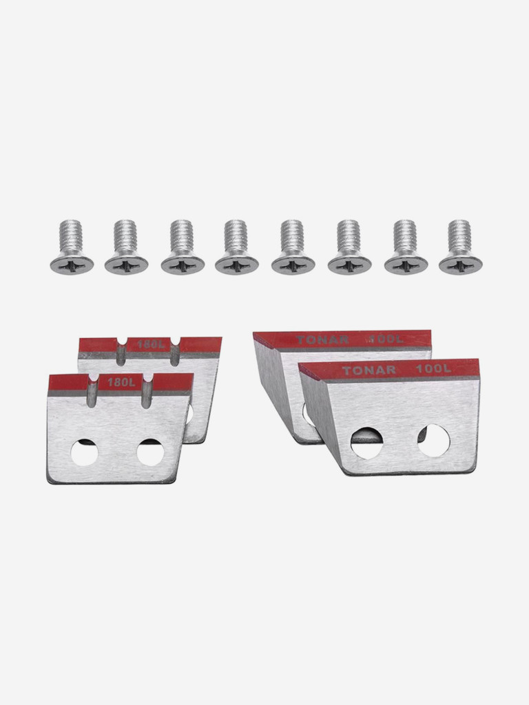 Ножи для ледобура ТОНАР ЛР-180L (4 ножа, для ледобуров до 2019 г выпуска), левое вращение, футляр (NLT-180L.SL.01)