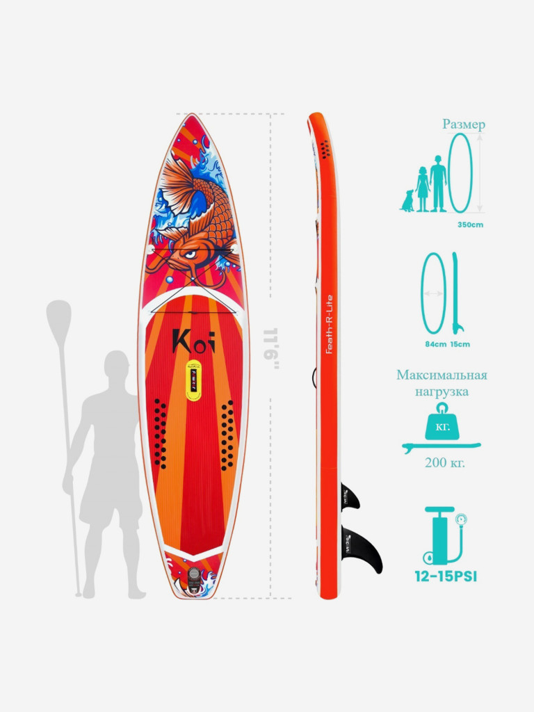 SUP-доска - FEATH-R-LITE "Koi"