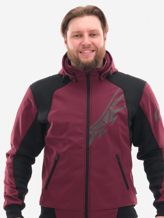 Мототолстовка мужская Dragonfly Urban с защитой