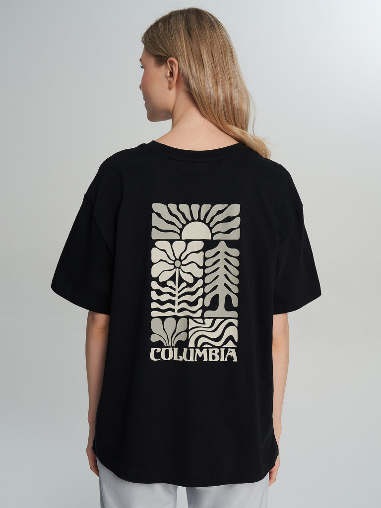 Футболка женская оверсайз Columbia Rolling Bend Graphic Oversized Tee