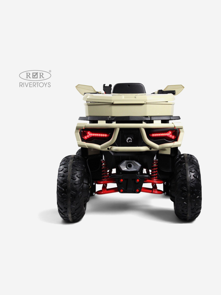Детский электроквадроцикл RIVERTOYS Z111ZZ бежевый