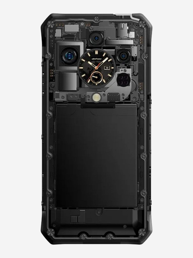 Смартфон Ulefone Armor 28 Ultra 16+1TB Black, 6.67”, AMOLED, FHD+, 1.04” 340x340, MTK9300+, Андроид 15, 50+50+64, 50, 10600mAh, 5G, uSmart