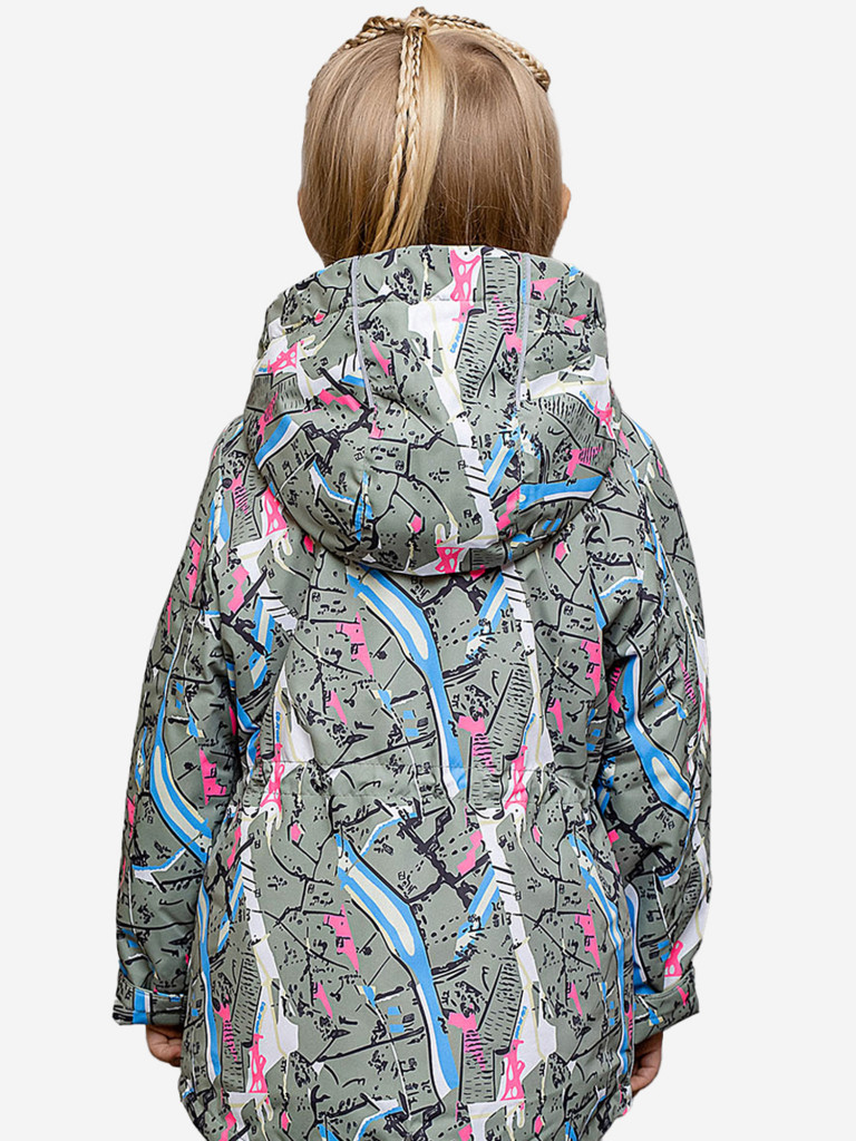 Куртка-парка для девочки batik Джесси мультиколор