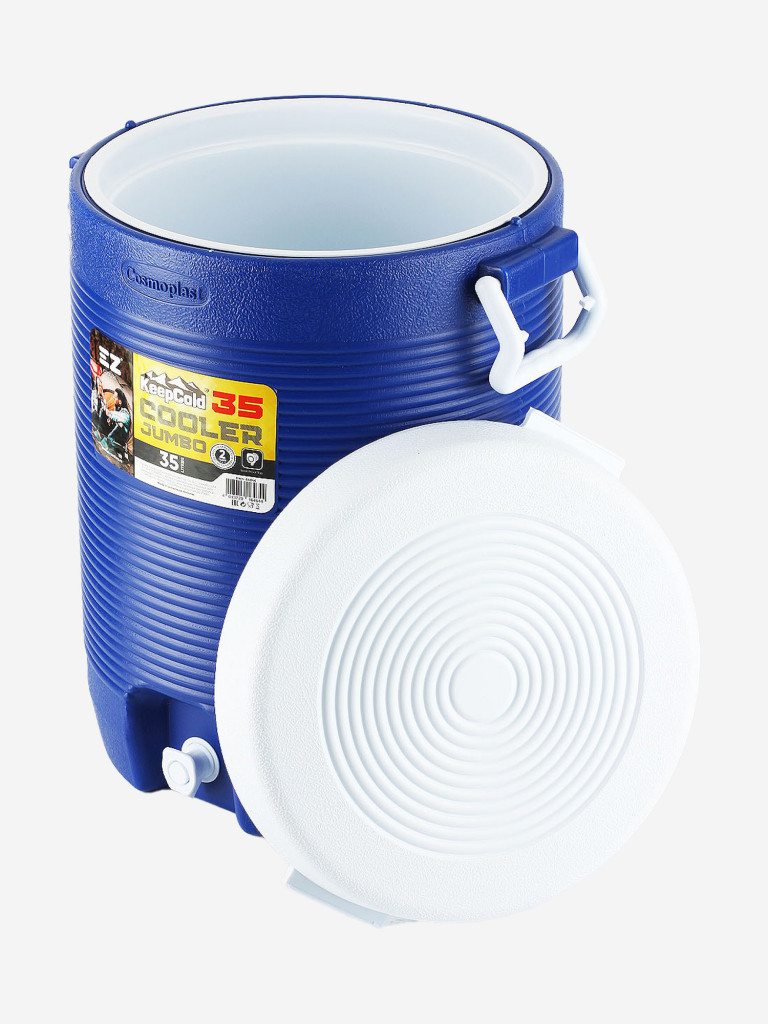 Термоконтейнер EZ COOLERS Keep cold cooler jumbo, 35 л, синий