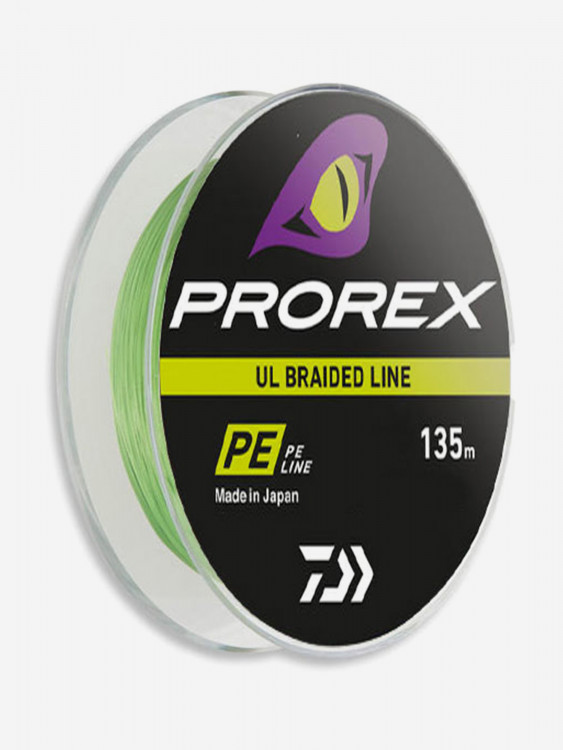 Шнур DAIWA Prorex Ul Finesse Braid 135м Chartreuse 0,104мм 2,8кг