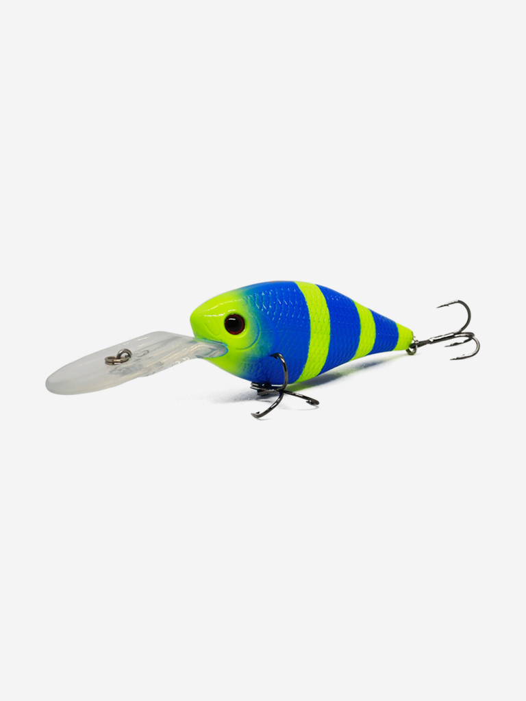 Воблер Mottomo Deep Wrestler 70F 17,5g Blue Chartreuse