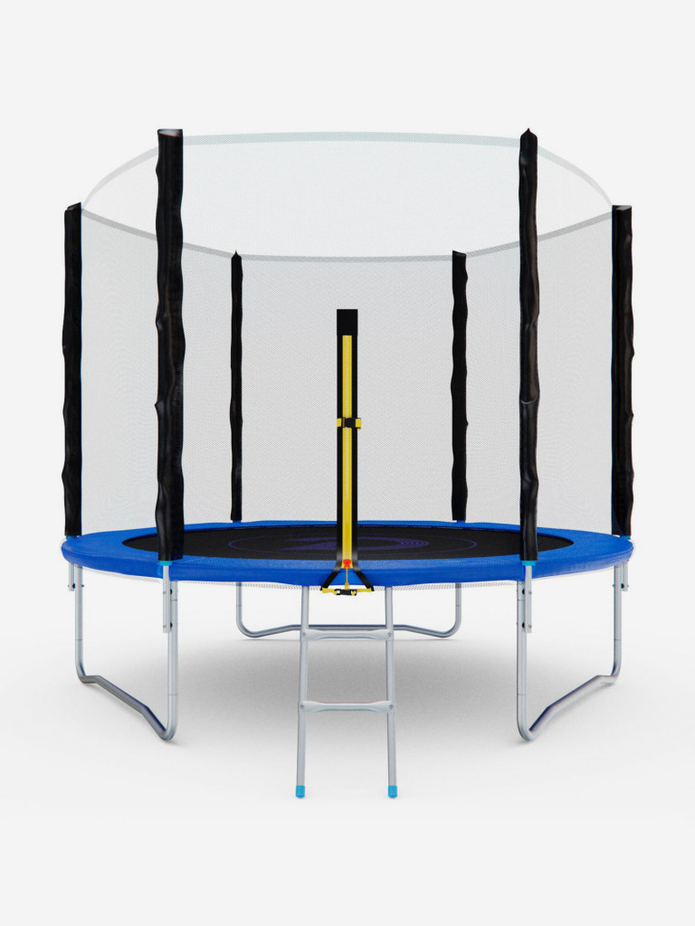 Батут с сеткой DFC PELPO 8ft с лестницей, BLUE