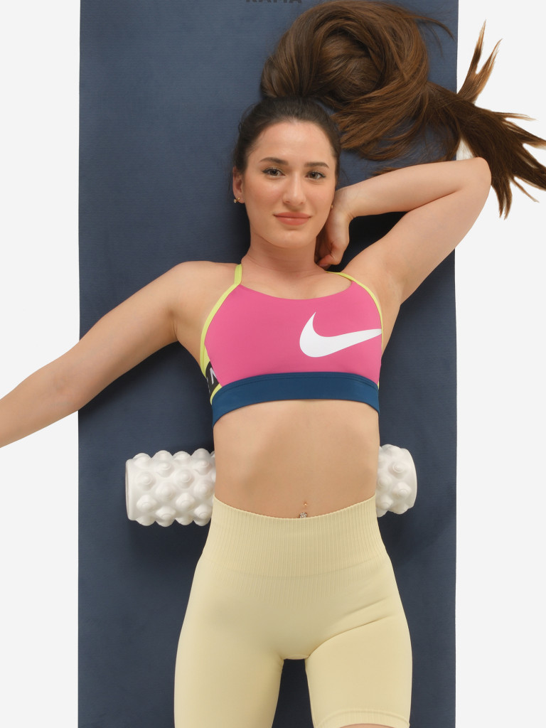 Валик для спины массажный Kama, 45x12 см