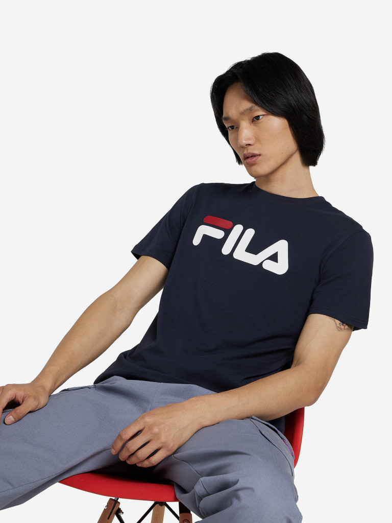 Футболка мужская FILA арт. 125586 темно-синий цвет — купить за 449 руб ...