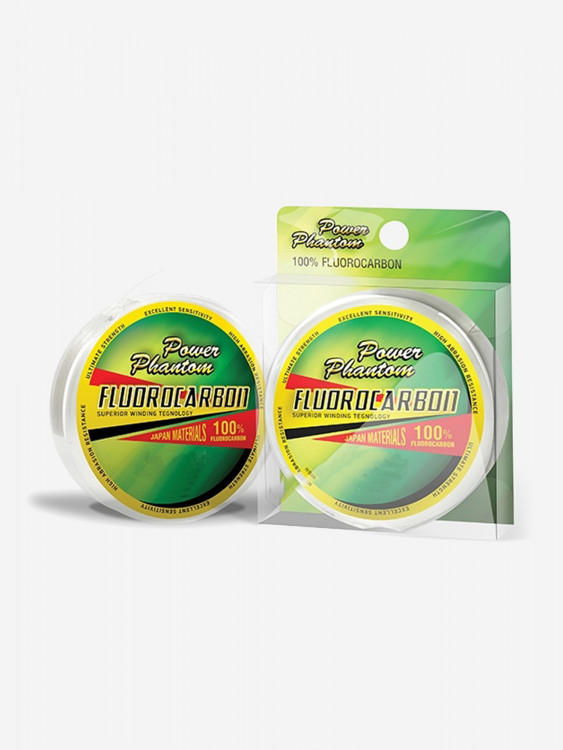 Леска Power Phantom Fluorocarbon 3,5 0,30 мм, 6,5 кг, прозрачный, 50м