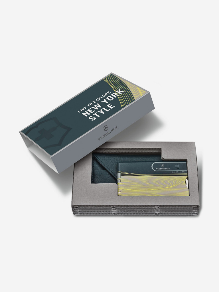 Швейцарская карточка Victorinox Swiss Card Classic New York Style, 82 мм, 10 функций