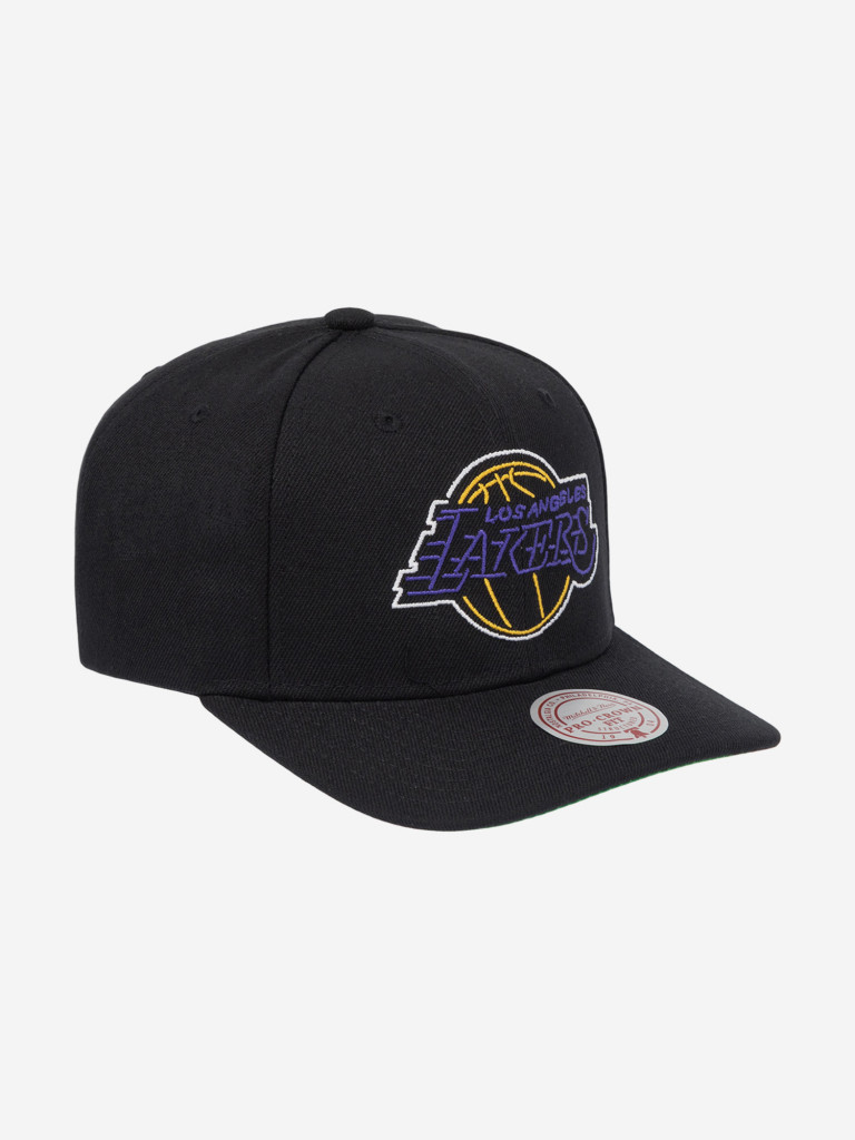 Бейсболка MITCHELL NESS HP9576-LALBLCK Los Angeles Lakers NBA (черный)