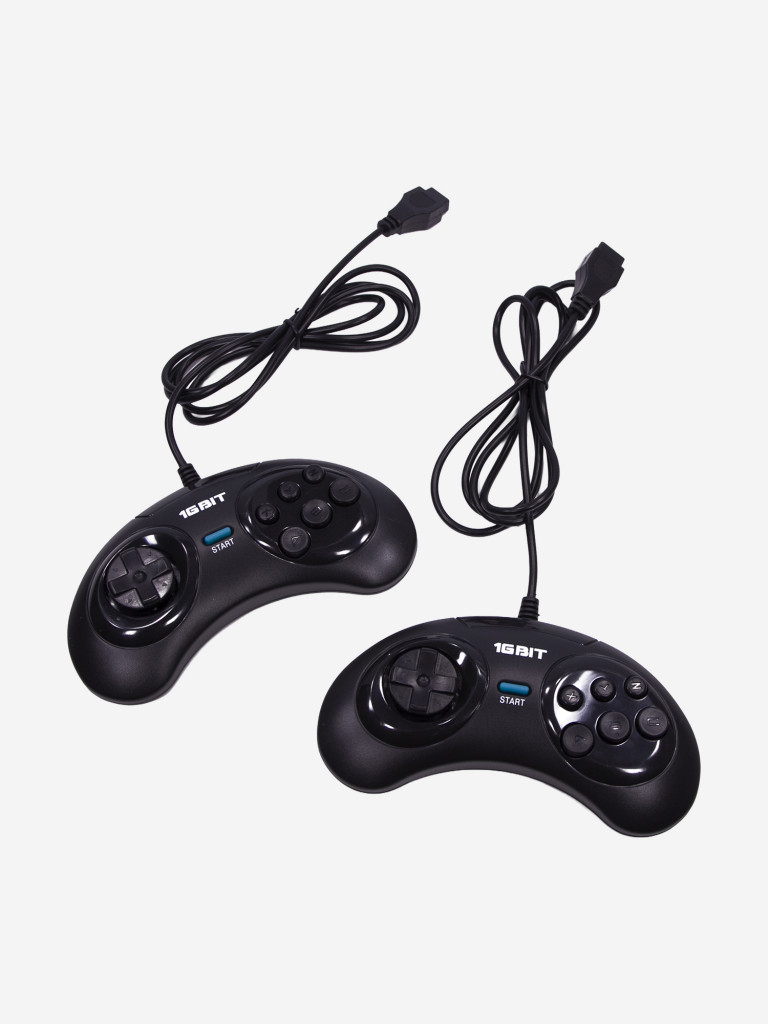 Игровая приставка RETRO GENESIS MixSD (8+16Bit) + 350 игр (AV кабель, microSD слот, 2 проводных джойстика)
