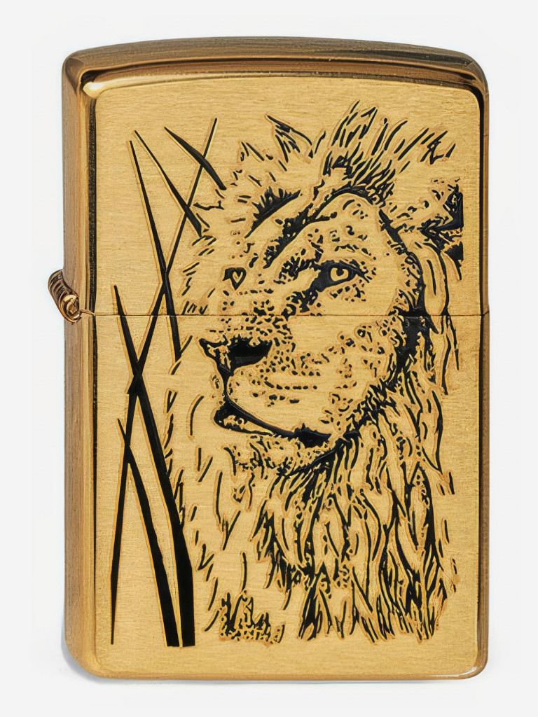 Зажигалка бензиновая ZIPPO 204B Proud Lion