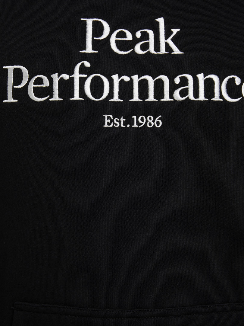 фото Худи мужская peak performance original, черный