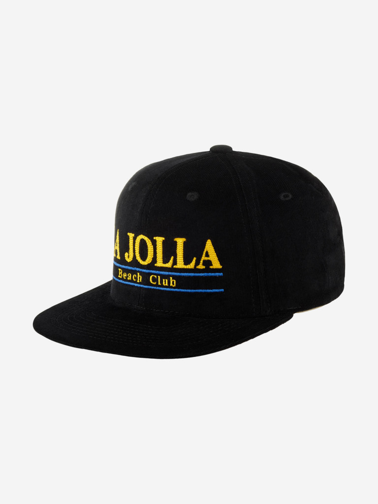 Бейсболка с прямым козырьком HOOD 100-TWC028-CA083-BK La Jolla (черный)