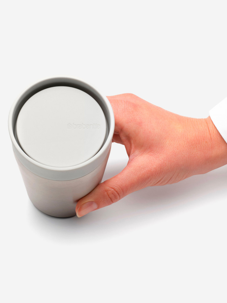 Термокружка Brabantia "Make&Take" 200мл светло-серый 228742