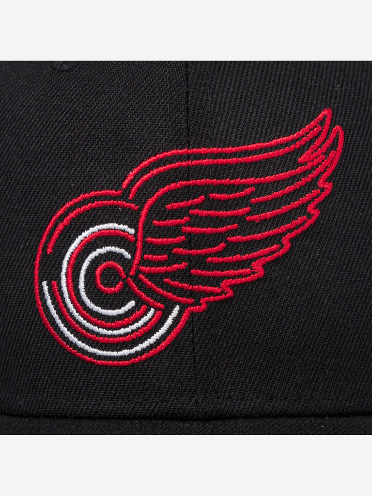 Бейсболка MITCHELL NESS HP9572-DRWBLCK Detroit Red Wings NHL (черный)