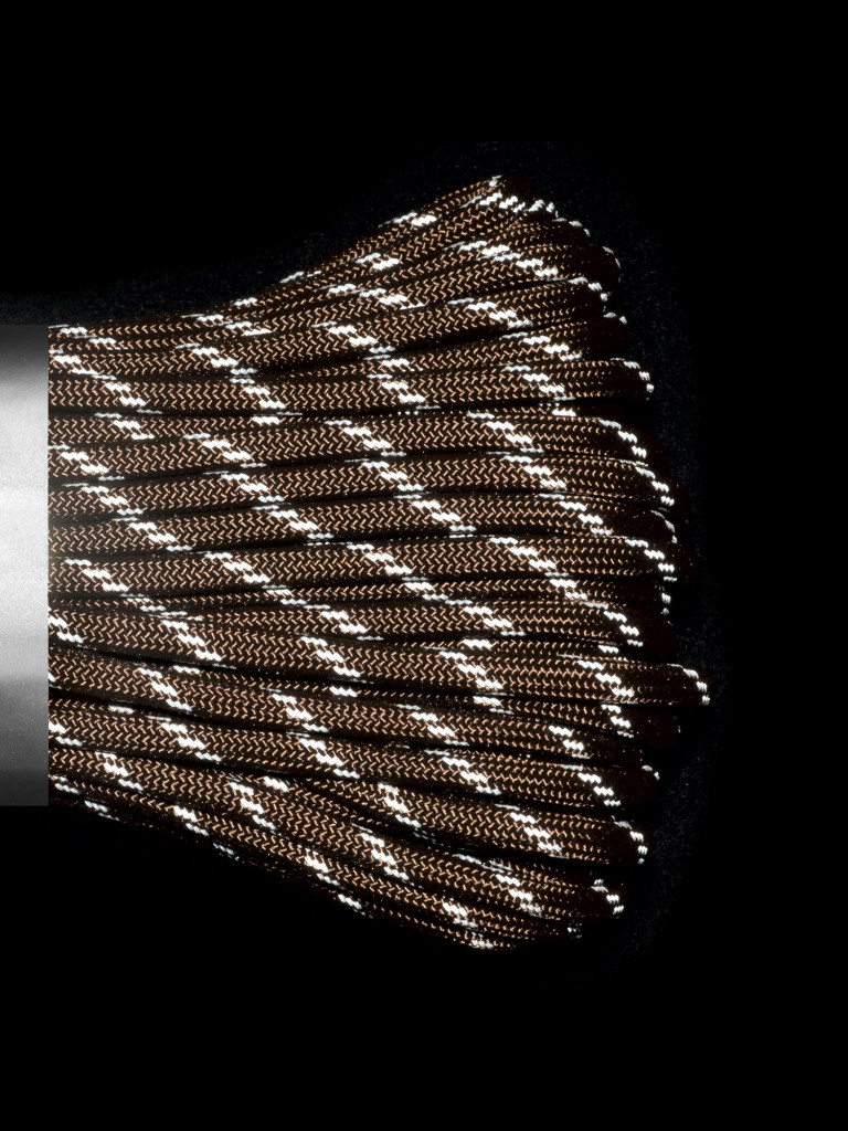 Паракорд 550 CORD nylon 30м RUS световозвращающий (brown)