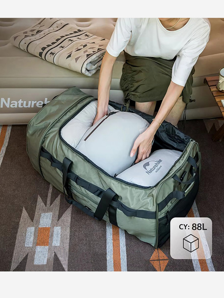 Дорожная сумка Naturehike XS03, 88 L, черная