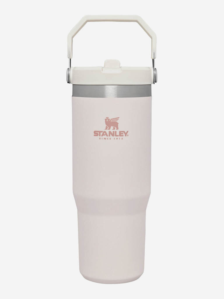 Термокружка Stanley IceFlow Flip Straw Tumbler, 890 мл, розовая