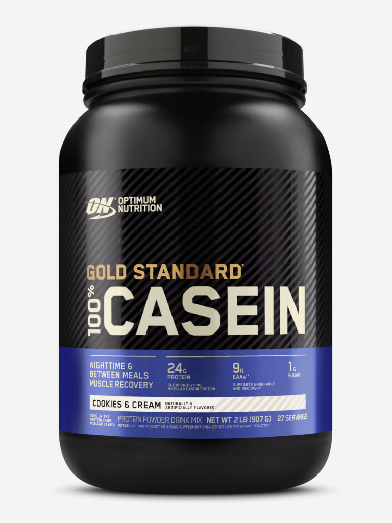 Казеин Optimum Nutrition 100% Casein Protein, печенье, 900 г