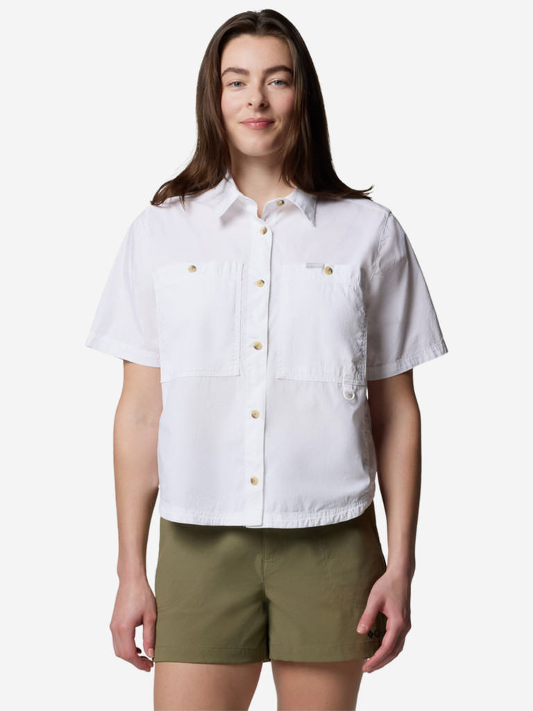 Рубашка с коротким рукавом женская Columbia Brea Falls Woven Ss
