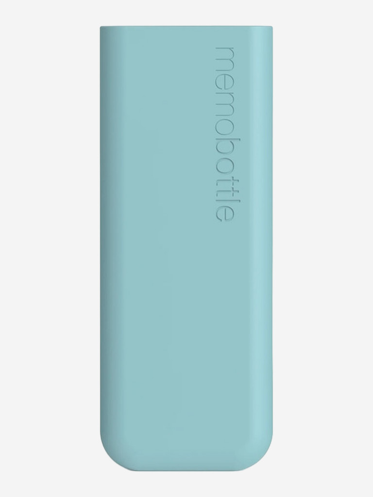 Бутылка с силиконовым чехлом Memobottle Slim, голубой