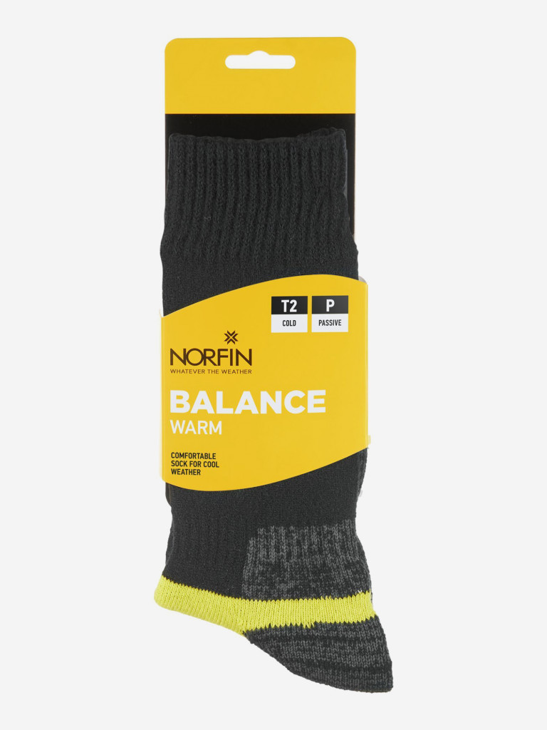 Термоноски Norfin T2P BALANCE WARM CREW для рыбалки и охоты