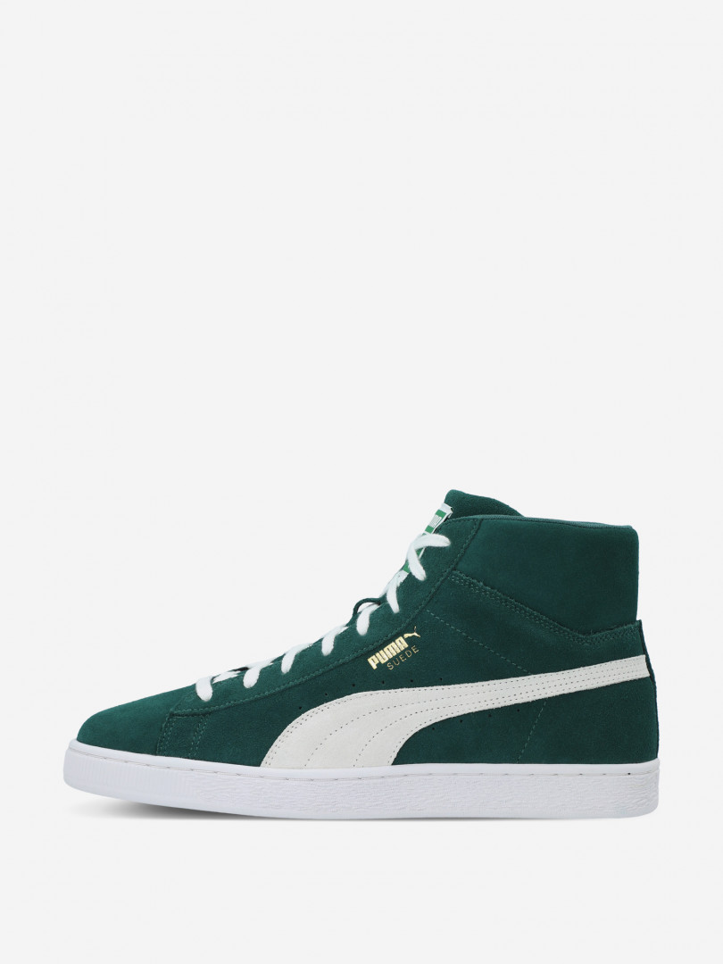 фото Кеды мужские puma suede mid xxi, зеленый