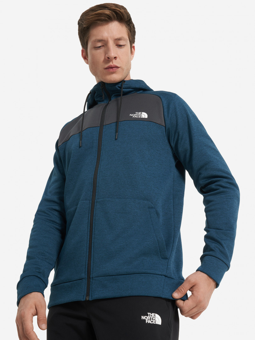 фото Джемпер флисовый мужской the north face reaxion, синий