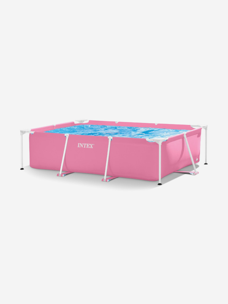 Бассейн Intex 28266 Pink Rectangular Frame, 220x150x60см