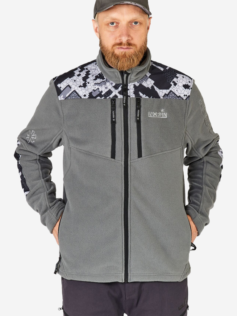 Толстовка флисовая Norfin GLACIER для рыбалки и охоты
