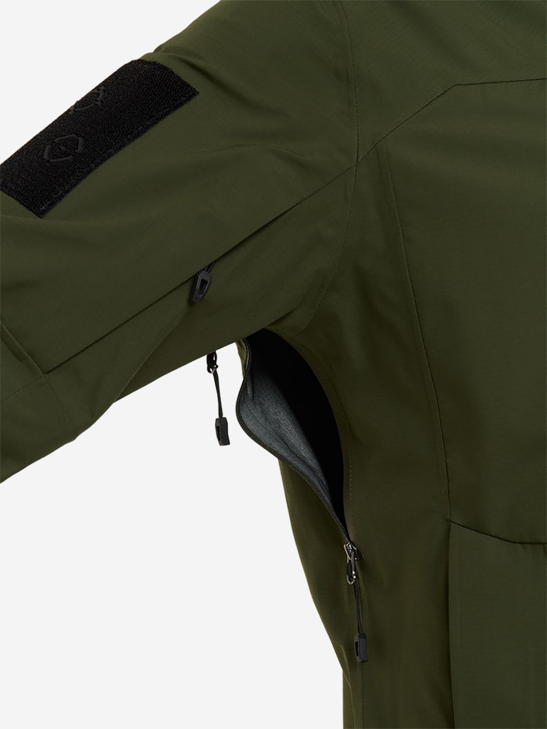 Куртка мембранная мужская HUT KIVACH для охоты, зеленая