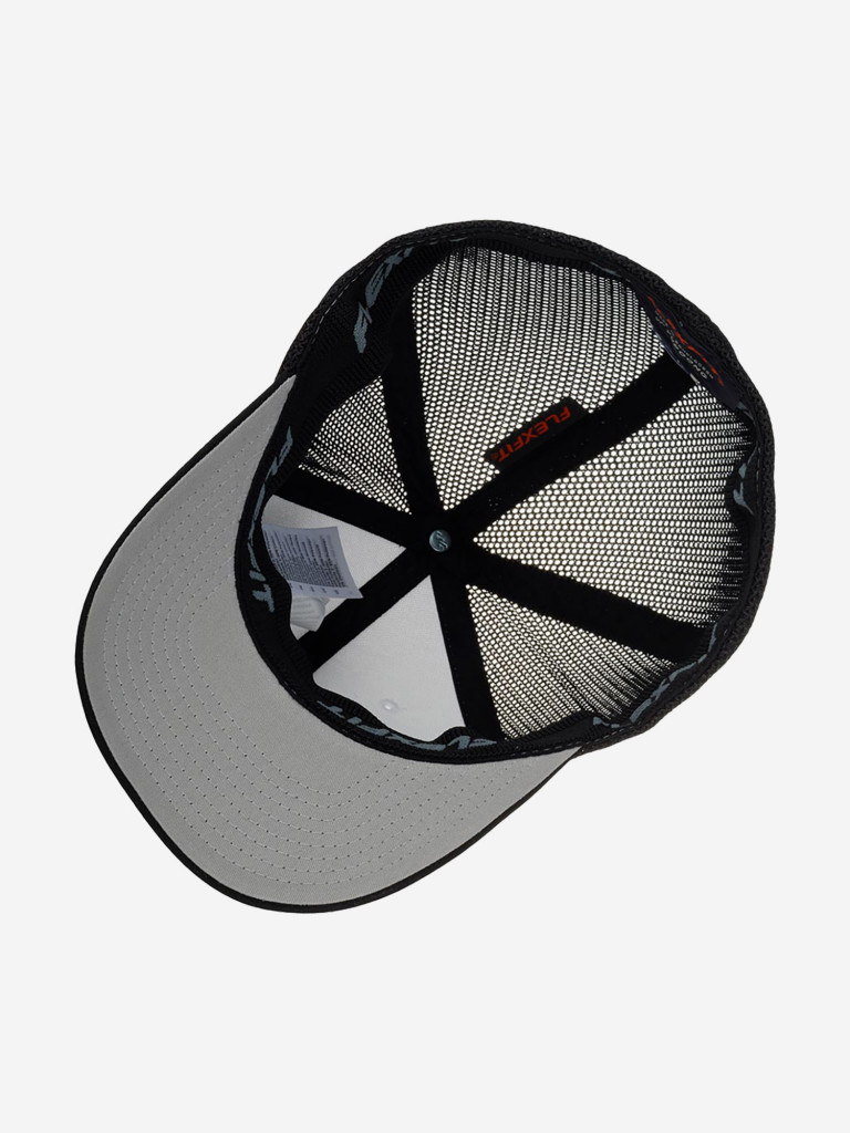 Бейсболка с сеточкой FLEXFIT 6511CF (черный)