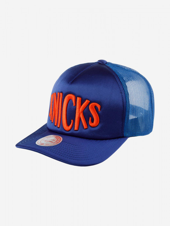 Бейсболка с сеточкой MITCHELL NESS HHSS3467-NYKYYPPPBLUE New York Knicks NBA