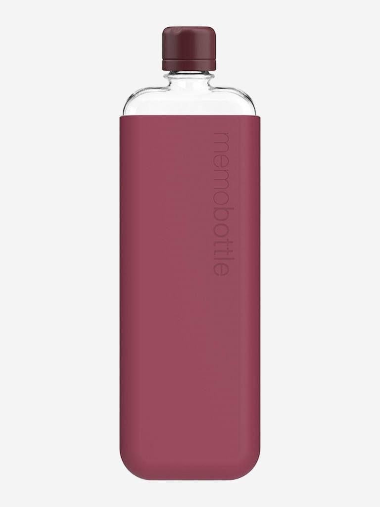 Бутылка с силиконовым чехлом Memobottle Slim, Wild Plum
