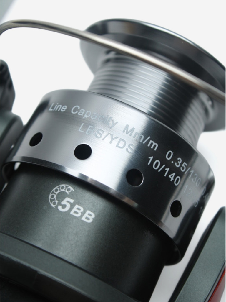 Катушка для спиннинга безынерционная Kaida катушка рыболовная CTR-405A-5BB с металлической шпулей (5) подшипник