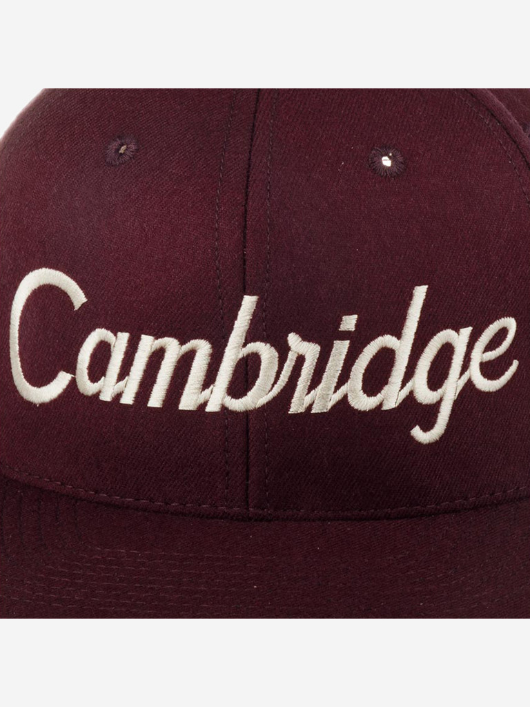 Бейсболка с прямым козырьком HOOD 100-MWL002-MA002-OX Cambridge, MA (малиновый)