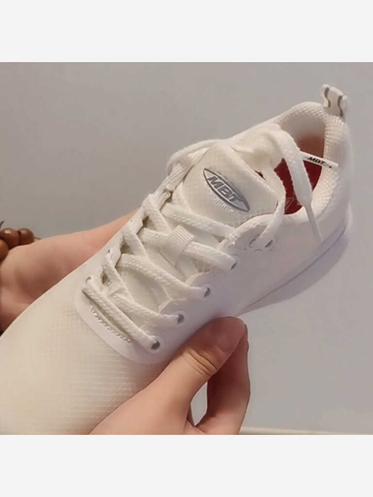 Кроссовки MBT Cushioning Breathable Height Increasing Rebound Low Top Casual Running White