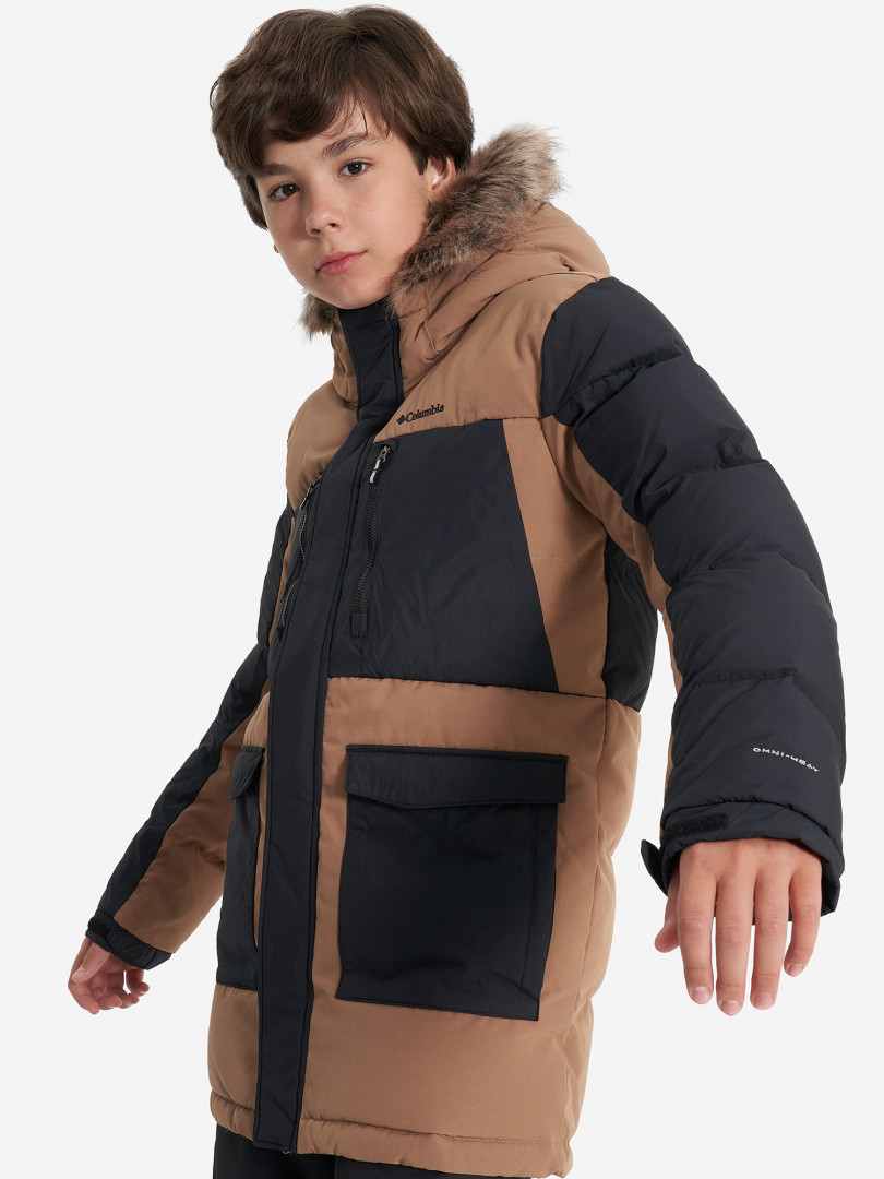 Куртка утепленная для мальчиков Columbia Marquam Peak Fusion Parka 30995830299 Коричневый, размер 160, 170,137, 147,150, 157, фото 2